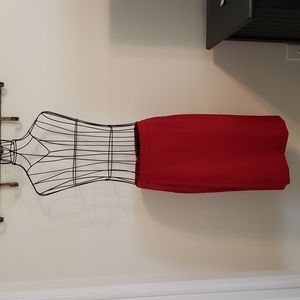 BODY by VICTORIA Red Bodycon Skirt